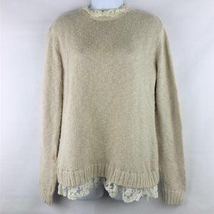 Ribbed Monck Neck Sweater